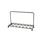 Quiklok gs471 - stand pour 7 guitares avec roulettes - noir