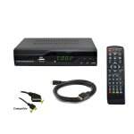 Rcepteur tnt hd dcodeur terrestre strom 504 dvb - t2 - compatible pour chanes tnt hd hdmi / peritel ...