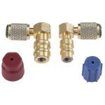 R12 a r134 a raccord ca haut / bas port adaptateur de conversion de mise a niveau, vanne a raccord rapide ...