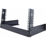 Rack a cadre ouvert 4u 19  - rack rseau autoportant a 2 montants pour panneaux de brassage / donnes, ...