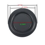 Radiateur passif caisson de basses rond, r�sonnance de vibration de basse, 2 pi�ces 50mm nipseyteko