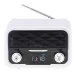 Radio bluetooth, tuner fm, lecture mp3, port usb et carte sd, sans fil, portable adler ad1185