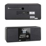 Radio cd internet wifi - dabman i200 noir - dab + fm rds - bluetooth 5. 0 - ecran couleur tft 7, 2cm