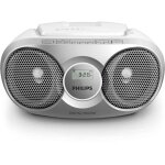 Radio cd philips az215 / 12 3w - argent