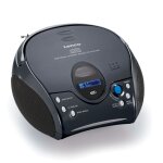 Radio dab + portable avec lecteur cd et bluetooth® scd - 24dab bk noir - argent Radio dab + portable avec lecteur cd et bluetooth® scd - 24dab bk noir - argent
