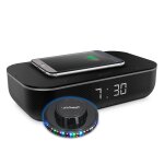 Radio enceinte wi fi, thomson cr300ivca horloge numrique et chargeur sans fil avec amazon alexa intgr, ...