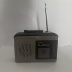 Radio fm am portable avec enregistreur vocal à cassette et lecture de bande Radio fm am portable avec enregistreur vocal à cassette et lecture de bande