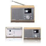 Radio fm / dab + bluetooth 5. 0 portable finition bois