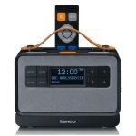 Radio fm / dab + bluetooth 5. 0 portable - grosses touches - fonction easy mode noir
