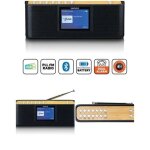 Radio fm / dab + bluetooth 5. 0 portable sur batterie rechargeable - ecran couleur tft 2, 4�