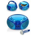 Radio fm portable lecteur cd / mp3 / usb / avec �clairage led - micro filaire
