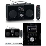 Radio internet lenco dab + / fm avec tlcommande bluetooth et batterie rechargeable