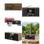 Radio internet wifi - dabman i200 aspect bois - dab + fm rds - ecran couleur tft 7, 1 cm
