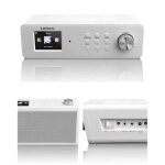 Radio internet wifi st�r�o fm blanche avec �cran couleur