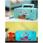 Radio lecteur cd usb et microphone compatible cd / cd - r / cd - rw / mp3