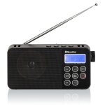 Radio numrique multibande portable am / fm / sw sur secteur /  piles petite, , noir, roadstar, tra ...