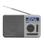 Radio num�rique portable aiwa rd40dabtn gris fm dab +