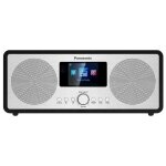 Radio panasonic rf d40eg k noir et aluminum brosse