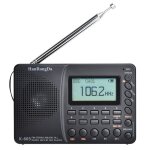 Radio de poche portable am / fm / sw / bt / tf, enregistreur numrique mp3 usb