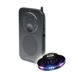 Radio pocket m - 01 - rs - 2 gammes: fm / mw - tuner analogique - haut - parleur int�gr� + jeu de lumi�re ...