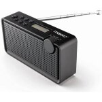 Radio portable dab + / fm - grundig - mini radio - ecran lcd - batterie intgre - antenne tlescopique ...