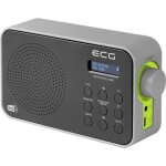 Radio portable - ecg - rd 110 dab - dab + / fm - affichage lcd - alarme int�gr�e