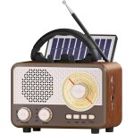 Radio portable fm / am / sw enceinte bluetooth vintage petite radio  piles idee cadeau anniversaire ...