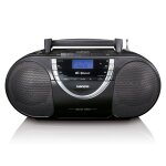 Radio portable lecteur cd avec dab + et casette scd - 6900bk noir - argent