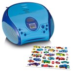 Radio portable avec lecteur cd scd - 24bu kids bleu