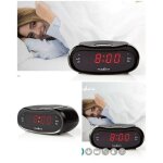 Radio r�veil - affichage led - am / fm - fonctions double alarme