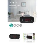 Radio rveil alarme numrique projection heure affichage led am / fm fonction snooze minuterie de sommeil ...