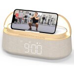 Radio reveil digital avec chargement sans fil, multifonctionnel radio fm avec port de chargement usb, ... Radio reveil digital avec chargement sans fil, multifonctionnel radio fm avec port de chargement usb, ...