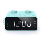 Radio reveil double alarme muse m - 17 - cb coloris bleu - double alarme - rglage numrique fm / mw ...