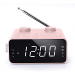 Radio reveil double alarme muse m - 17 - cpk coloris rose - double alarme - r�glage num�rique fm / mw ...
