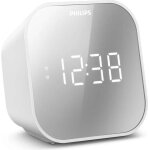Radio rveil ecran finition miroir - tar4406 / 12 - blanc philips