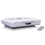Radio - r�veil fm de cuisine avec cd bluetooth et t�l�commande blanc
