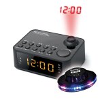 Radio reveil heure projetee m - 178 - p, double alarme - projection de l'heure - radio pll 2 gammes fm ...