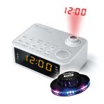 Radio reveil heure projetee m - 178 - pw - blanc - double alarme - projection de l'heure - radio pll ... Radio reveil heure projetee m - 178 - pw - blanc - double alarme - projection de l'heure - radio pll ...
