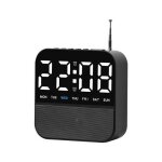 Radio r�veil num�rique led � double alarme radio fm et recharge usb blanc yonis