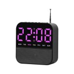 Radio r�veil num�rique led � double alarme radio fm et recharge usb rose yonis