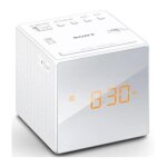 Radio - rveil sony - icfc 1 w - syntoniseur de radio numrique am / fm - horloge numrique