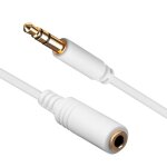 Rallonge audio stro 3, 5 mm mle  femelle pour haut - parleurs, couteurs, mobile, tablette, mp3, ...