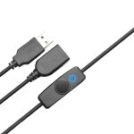 Rallonge usb 2. 0, synchronisation des donnes, cble d'extension avec interrupteur on / off, indicateur ...