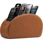 Range tlcommandes a 5 compartiments - dvd, blu - ray, tv, chane hi - fi, roku ou apple tv - cuir avec ...
