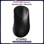 Rapoo - souris de jeu sans fil vrack vt3 series 8k, légère, 8khz, taux per ing, capteur optique ultime ... Rapoo - souris de jeu sans fil vrack vt3 series 8k, légère, 8khz, taux per ing, capteur optique ultime ...