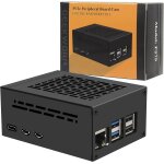 Raspberry pi 5 botier case (p579)support pcie m. 2 nvme ssd shield top x1001 / x1004 / x1003 / x1012 ...