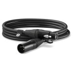 Rde xlr3m c�ble audio 3 m xlr noir