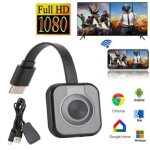 Rcepteur d'affichage wifi dlna miracast airplay, 1080p, cran miroir, compatible hdmi pour iphone, ios, ...