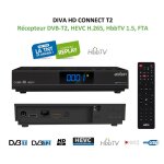 Rcepteur dcodeur dvb - t2, hevc h. 265, hbbtv 1. 5, fta tnt aston diva hd connect t2 enregistrement ...