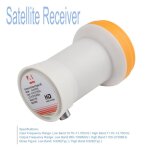 Récepteur de satellite universel ku - bande unique lnbf 9. 75 / 10. 6ku, double sortie, full hd, numérique, ... Récepteur de satellite universel ku - bande unique lnbf 9. 75 / 10. 6ku, double sortie, full hd, numérique, ...